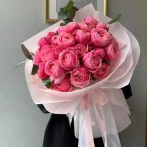 Букет роз «Розовая симфония»